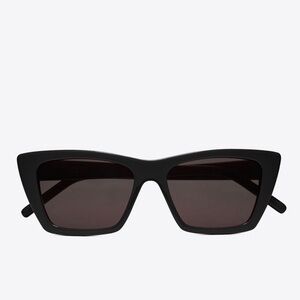 YSL MICA 276 Black Cat-Eye Sunglasses